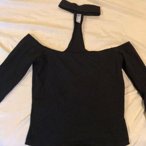 Off the shoulder top with choker